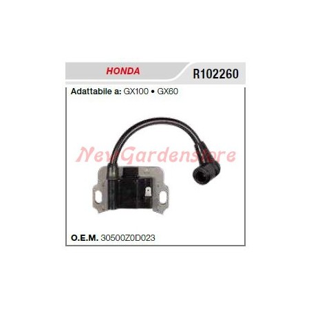 Bobina de encendido motoazada HONDA GX100 60 R102260 | Newgardenstore.eu