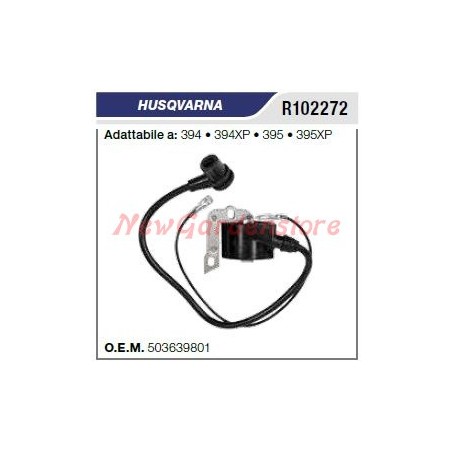 Bobina di accensione HUSQVARNA motosega 394 394XP 395 395XP R102272 | Newgardenstore.eu